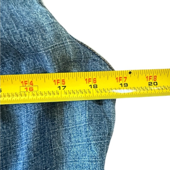 Venezia Blue Denim Fabric size 16 - Picture 3 of 5